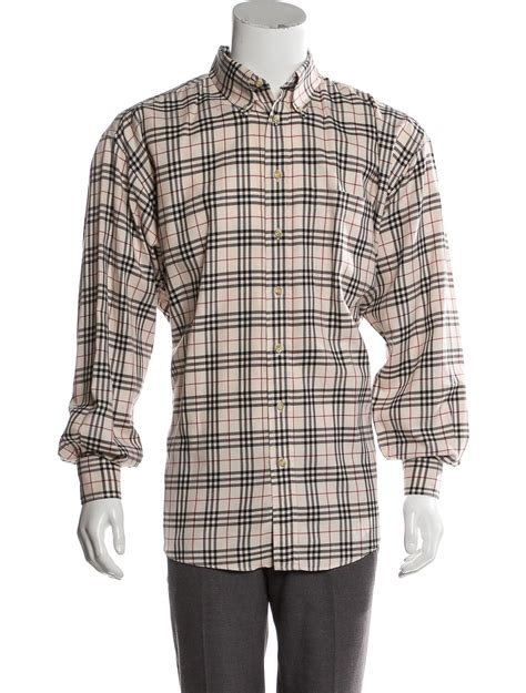 burberry london button down|burberry button up men's.